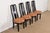 Henredon Hollywood Regency Chinoiserie Ebonized Walnut High Back Dining Chairs, Set of Four For Sale - Image 13 of 13