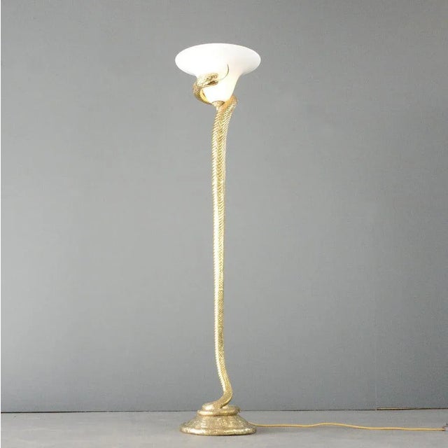 Cast Bronze Snake Floor Lamp by Edgar Brandt, 1920s For Sale - Image 12 of 12
