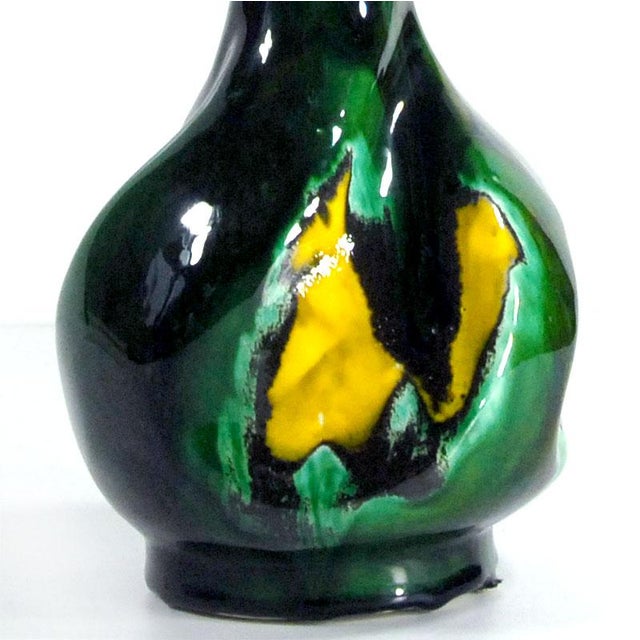 French Glazed Ceramic Vase from Vallayris, 1970s For Sale - Image 9 of 10