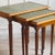 Wood Vintage French Nesting Tables with Leather Tops, 1900, Set of 3 For Sale - Image 7 of 10