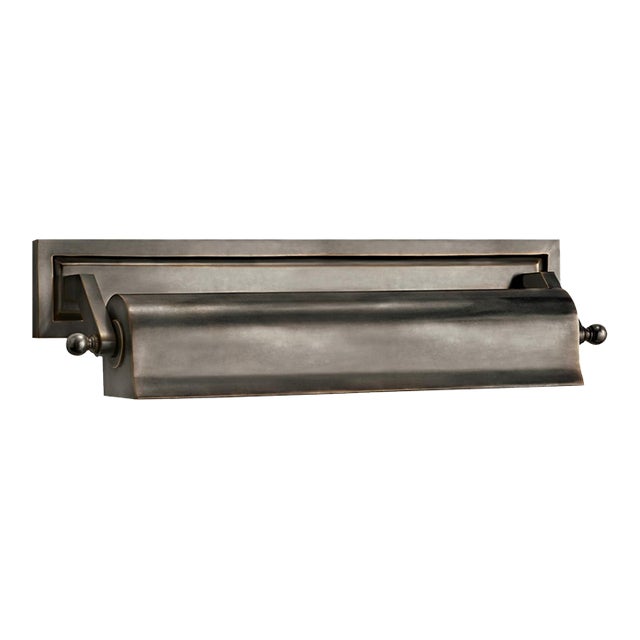 Thomas O'Brien for Visual Comfort Signature Library 16" Picture Light in Bronze For Sale