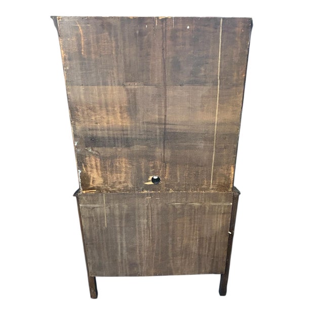 Mid-Century Modern Coffee Bar Upcycled Cabinet For Sale - Image 3 of 11