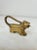 Late 20th Century Miniature Chinese Brass Dog Figure Locks - Set of 3 For Sale - Image 5 of 11