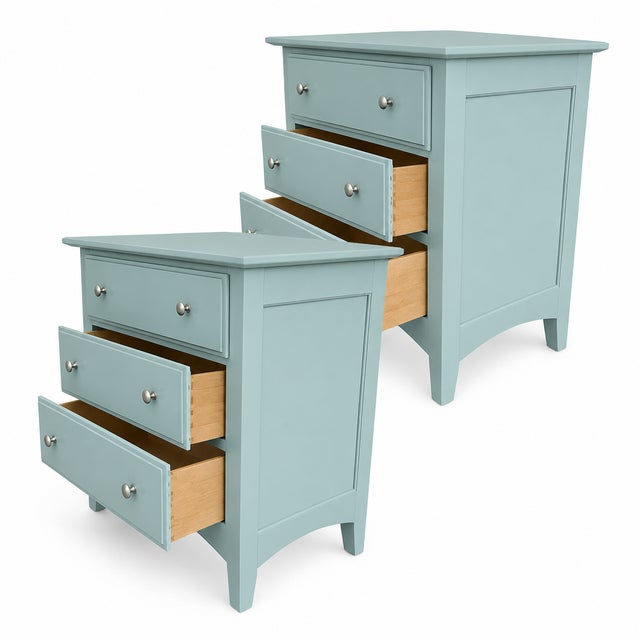 Pair of Thomasville Impressions Three-Drawer Nightstands For Sale In West Palm - Image 6 of 6