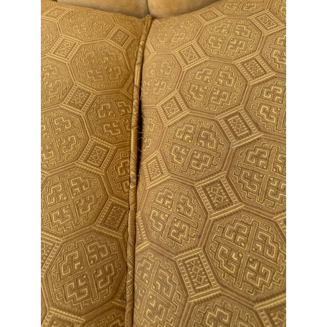 Vintage Italian Art Deco Style Circular Borne Conversation Settee For Sale - Image 11 of 12