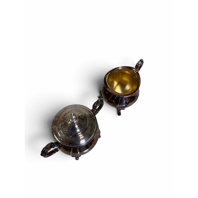Rococo Vintage Towle "Grand Duchess" Silver-Plated Tea & Coffee Service - 4 Pieces For Sale - Image 3 of 6