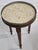 Early 20th Century French Walnut & Galleried Marble Top Bouillotte Candle Stand / Wine Table For Sale In Washington DC - Image 6 of 6