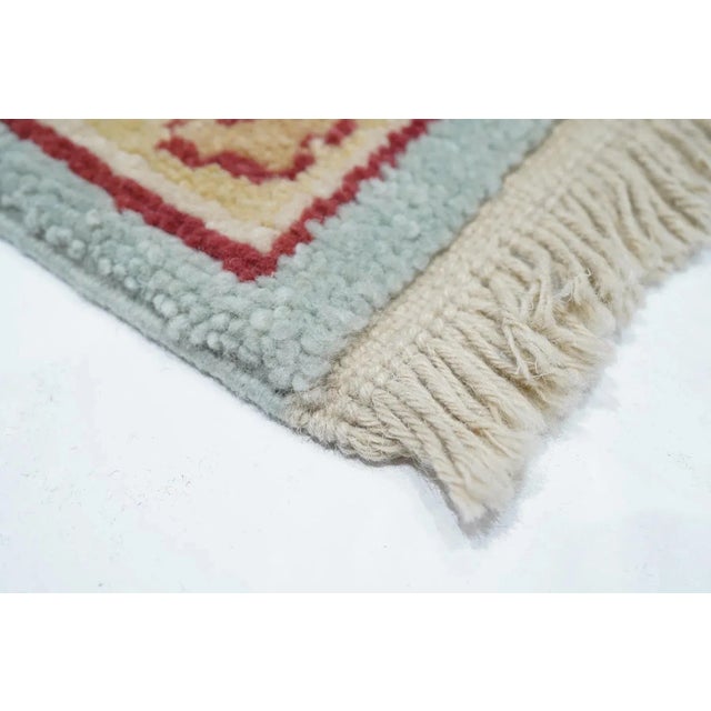 Traditional Oushak Rug 4' X 6' For Sale - Image 3 of 12