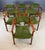 Green Set of Six Scandinavian Modern Teak Stacking Armchairs, Denmark or Norway, 1970s For Sale - Image 8 of 10