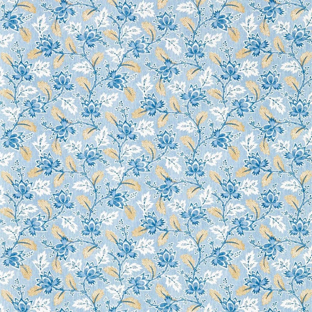 Sanderson Dallimore Wallpaper in Indigo/Multi - a Sample For Sale