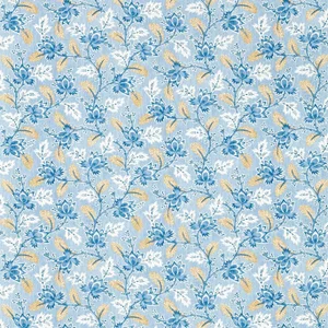 Sanderson Dallimore Wallpaper in Indigo/Multi - a Sample