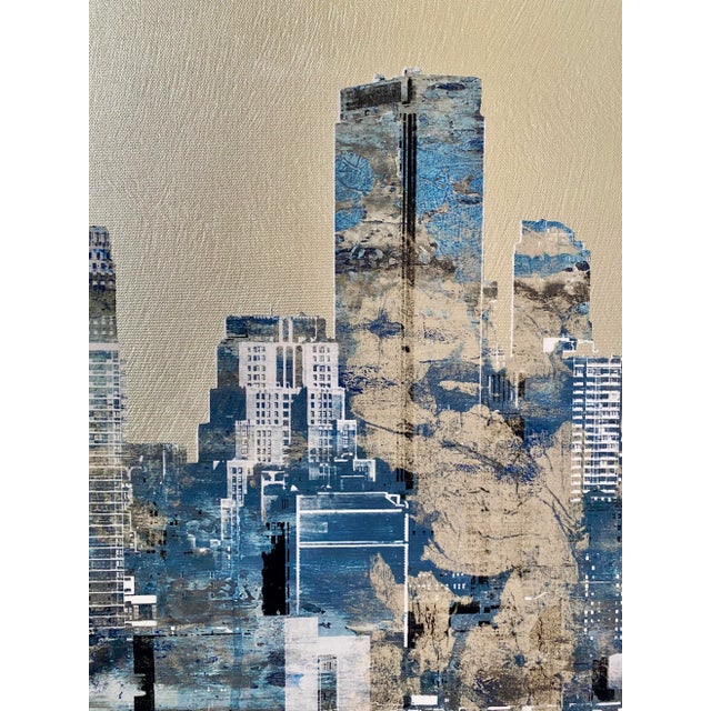 Modern New York City Cityscape Wall Art Painting by Sonia Noir For Sale - Image 3 of 6