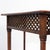 Wood Star-Shaped Hexagonal Pedestal or Side Table in Oak with Trellis Frame For Sale - Image 7 of 16