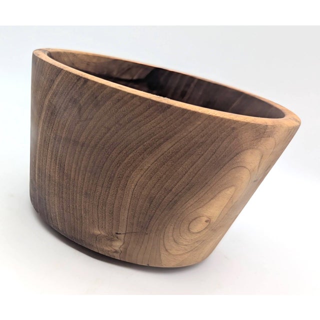 Vintage Turned & Lathed Myrtlewood Bowl For Sale In Miami - Image 6 of 11