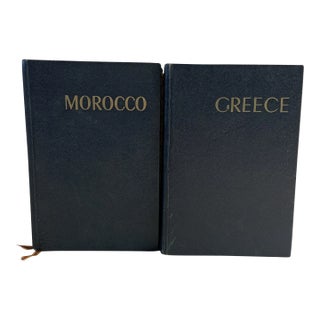 1960s Hachette World Guides Morocco and Greece Books - Set of 2 For Sale
