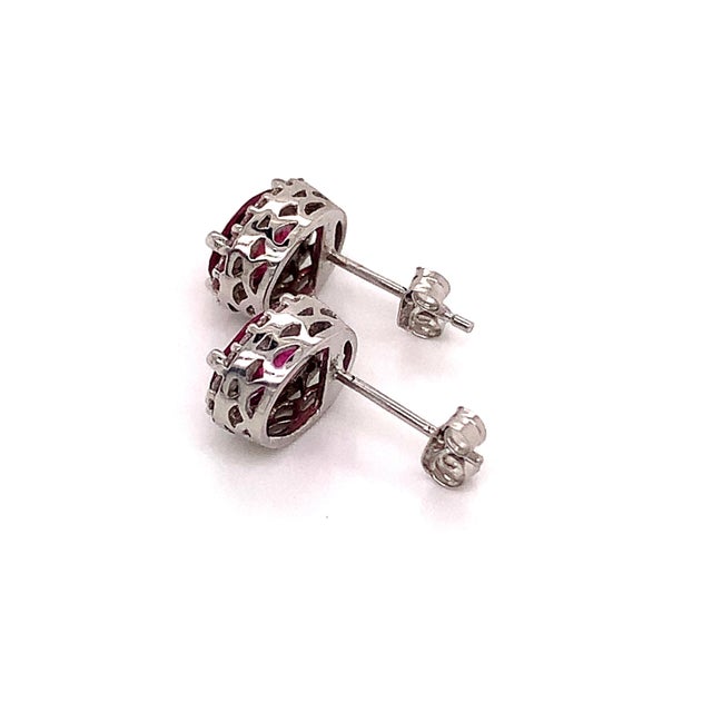 Natural Finely Faceted Quality Tourmaline Diamond Stud Earrings 14k Gold 2.27 TCW Certified $4,790 121151 Please look at...