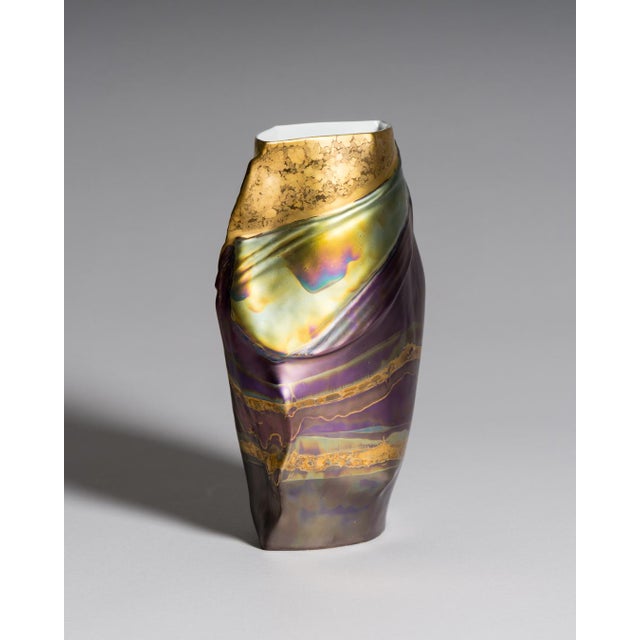 Eosin Porcelain Vase Trio by Johan Van Loon and Helmut Drexler for Rosenthal, 1990s, Set of 3 For Sale - Image 12 of 18