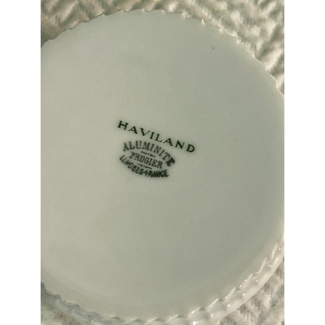 Ceramic Set of 6 Vintage Haviland Limoges France Hand-Painted Bird Nest & Egg Aluminite Porcelain Ramekins For Sale - Image 7 of 7