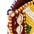 Textile Early 20th Century Kuba Beaded Noble's Hat For Sale - Image 7 of 7