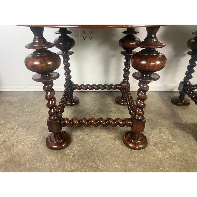 Pair of Leather Top Side Tables by John Richards For Sale - Image 11 of 17