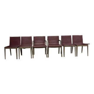 4 B&b Italia El Chairs 2 Maxalto Acanto Armchairs For Sale