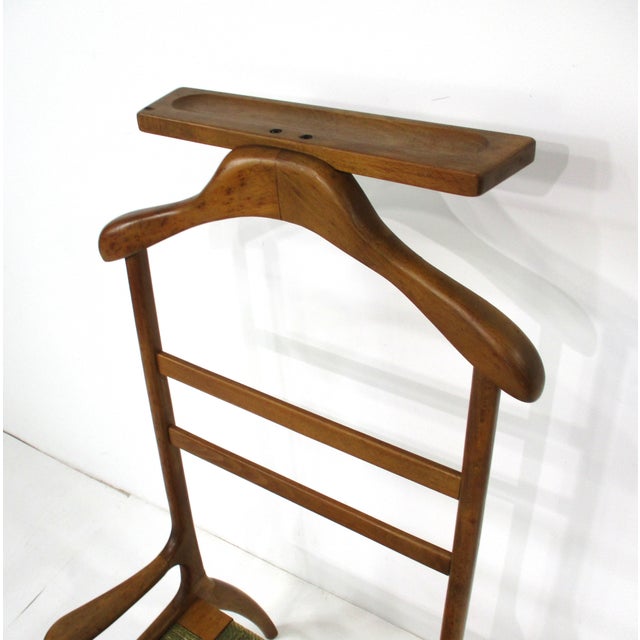 Brown Valet Dressing Room Chair in the Style of Danish Modern by Armcrest For Sale - Image 8 of 12