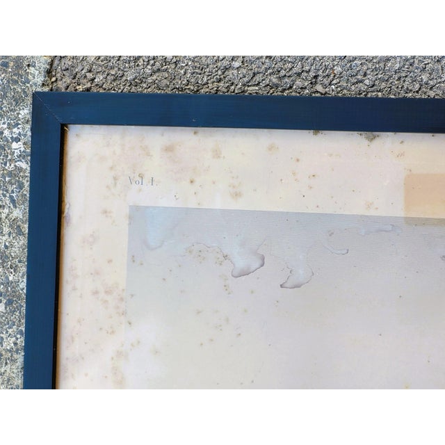 19th Century Temple of Edfu with Framed Engraving For Sale - Image 10 of 13