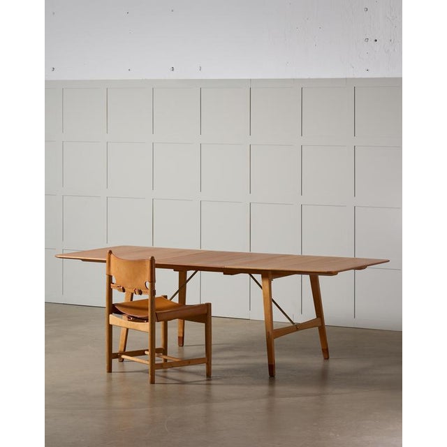 Set of 6 "Spanish"/"Jagt spisestolen" dining chairs model 3237 designed by Borge Mogensen and produced by Frederica...