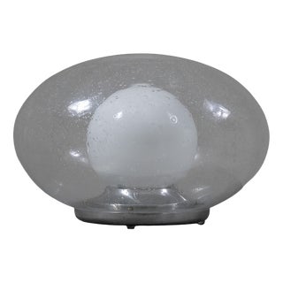 Table Lamp with Pulegoso Glass, 1960s For Sale