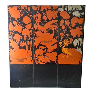 Antique Art Nouveau Screen For Sale