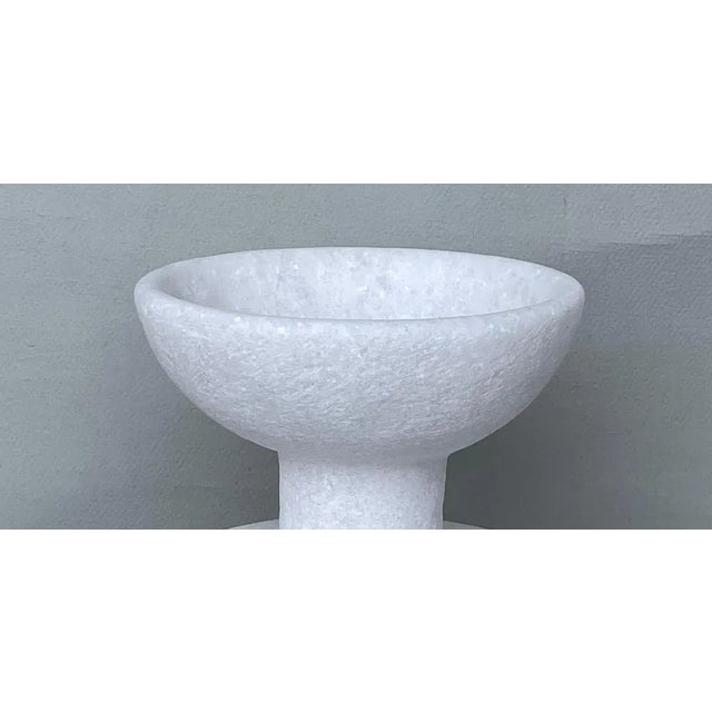 Not Yet Made - Made To Order Naxian Marble Vase by Tom Von Kaenel For Sale - Image 5 of 6