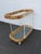 Lucite Two Tier Glass Top Bar Buffet Server Tea Coffee Cart 6395 For Sale - Image 9 of 16