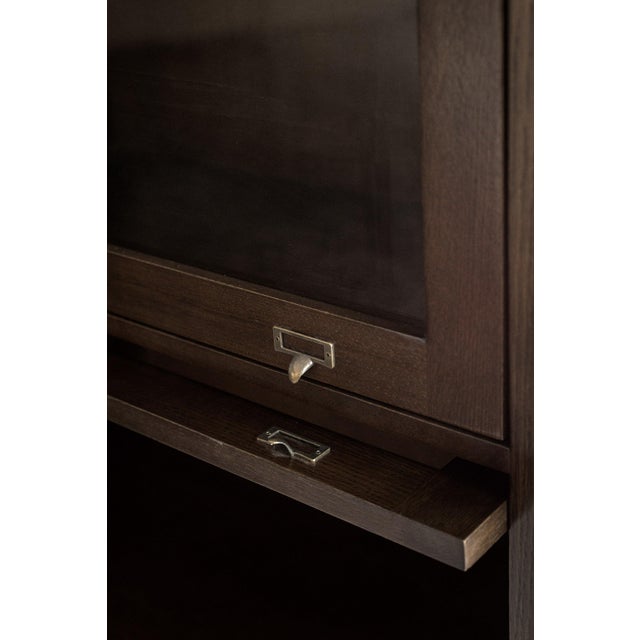 Mission Quarter Sawn Oak 4 Stack Barrister Bookcase - Walnut For Sale In Chicago - Image 6 of 10