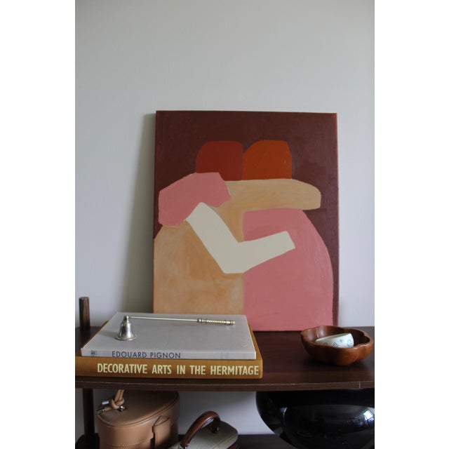 Bodasca, Don't Leave Me (Burgundy Version), 2026, Acrylic on Canvas For Sale - Image 3 of 13