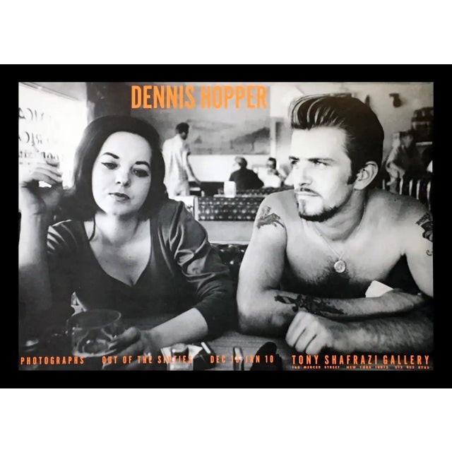 Dennis Hopper, Out of the Sixties: 1986 exhibit poster published Tony Shafrazi Gallery, New York 1986. Poster features a...
