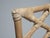 Tan Pair of Vintage Chippendale Bamboo Rattan Side Chairs For Sale - Image 8 of 17