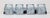 1960s Murano Block Glass Sconce or Ceiling Light by Gaetano Sciolari for Lightolier - Set of 4 For Sale In Dallas - Image 6 of 9