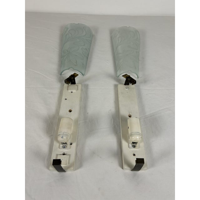 Wall Lamps by Pietro Chiesa for Fontana Arte, 1950s, Set of 2 For Sale - Image 12 of 15