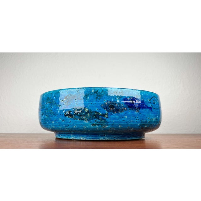 Mid-Century Modern Mid-Century Modern Pesce Fish Pottery Bowl by Aldo Londi for Bitossi, Italy, 1960s For Sale - Image 3 of 18