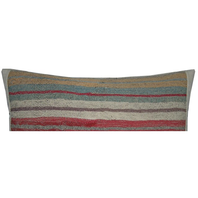 Traditional Circa 1920 Antique Kilim Pillow For Sale - Image 3 of 9