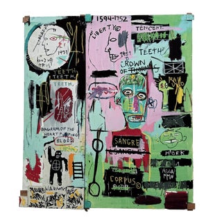 Jean Michel Basquiat, In Italian, Print For Sale