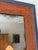 Wood Folk Art Painted Wall Mirror For Sale - Image 7 of 9