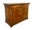 Louis Philippe Book Matched Burl Walnut Chest With Marble Top For Sale - Image 4 of 15