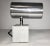 1970s Neal Small, Koch & Lowy Style Marble Table Lamp With Swivel Chrome Shade For Sale - Image 5 of 8