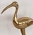Vintage Italian Brass Cranes, 1970s, Set of 2 For Sale - Image 10 of 13