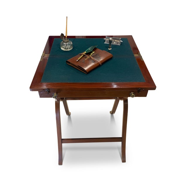 George III Butler's Tray with Folding Stand, Set of 2 For Sale - Image 16 of 18