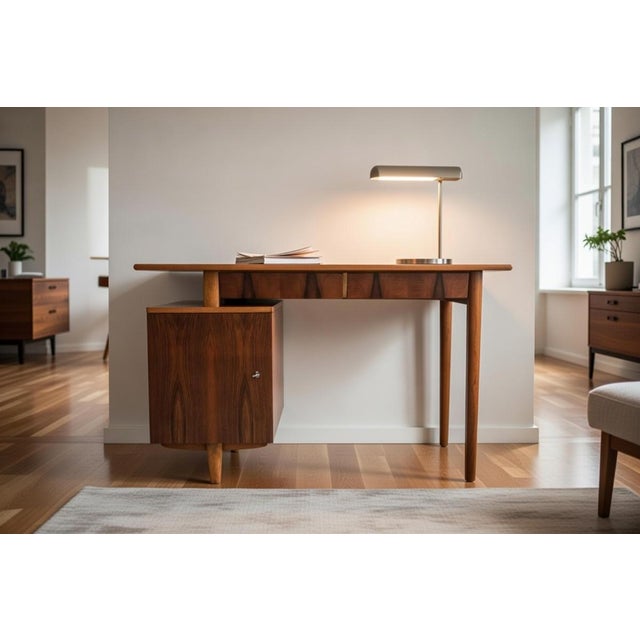 Vintage Desk from M. Puchała, Poland, 1960s For Sale - Image 13 of 13