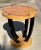 Art Deco Vintage Art Deco Style Burl Olive Wood Gueridon Table For Sale - Image 3 of 13