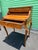 1970s French Louis XV Style Burl Wood Cylinder Roll Top Writing Desk With Brass Gallery and Ormolu Mounts For Sale - Image 9 of 12