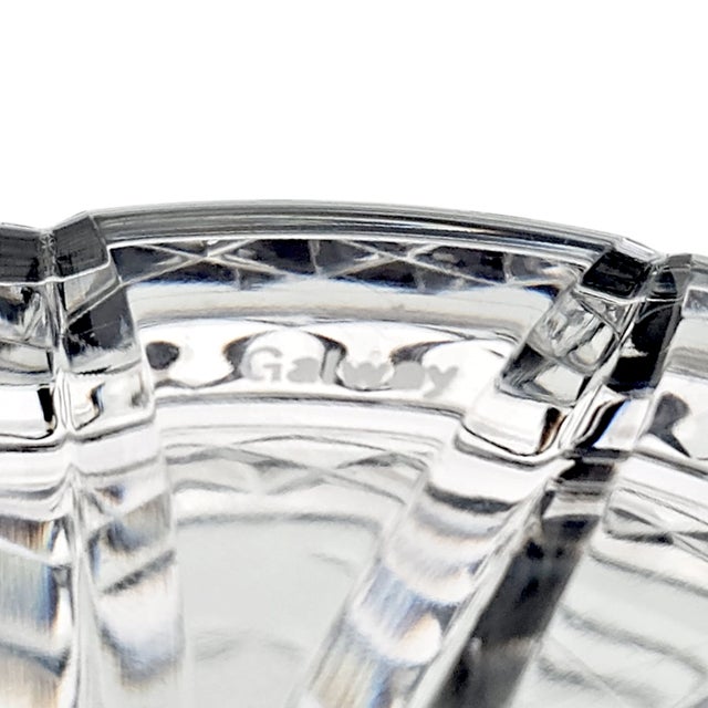 Vintage Galway Crystal Covered Dish - Hand Cut - 5.5" Ireland For Sale - Image 9 of 10